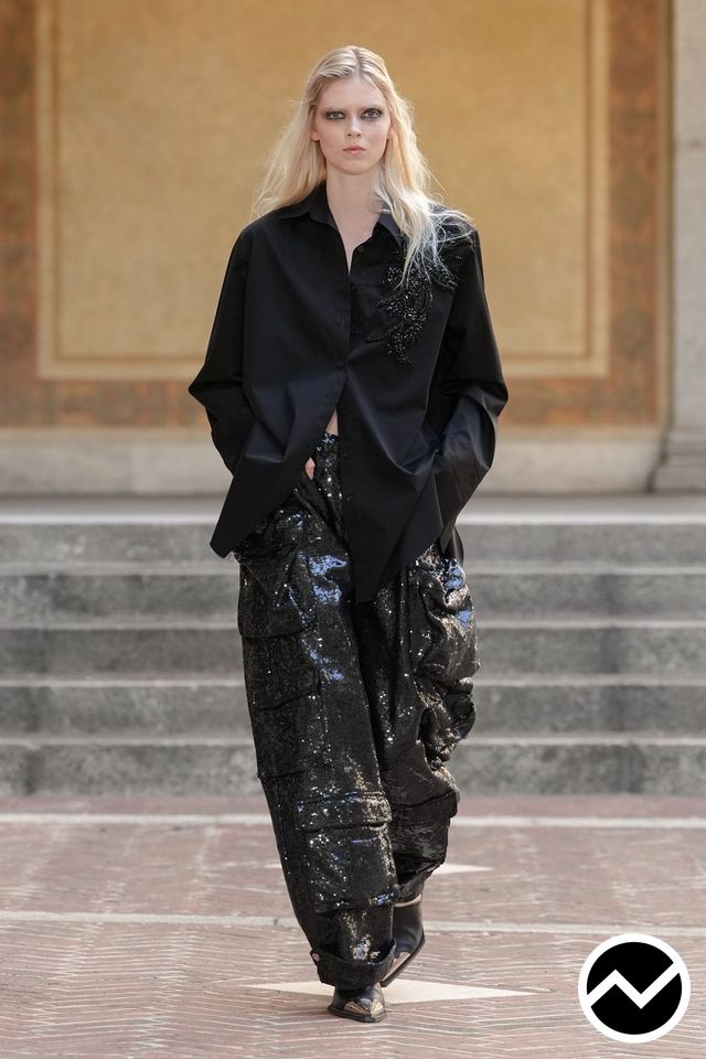 Marques’almeida, SS27 womenswear, Poplin, look 36