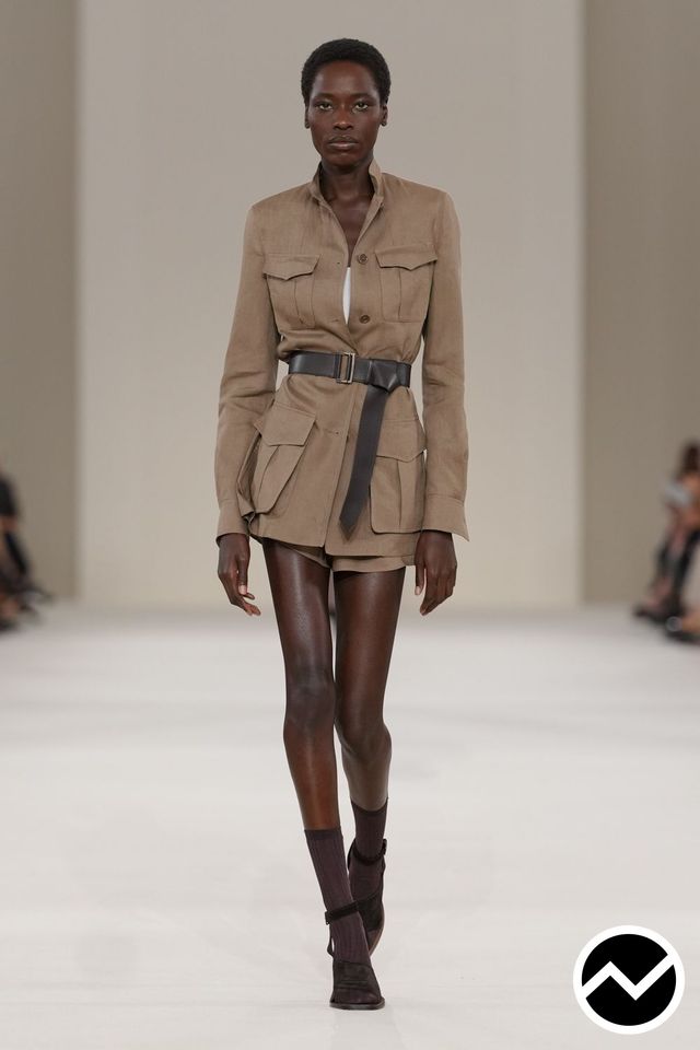 Max Mara, SS27 womenswear, Mocha, look 2