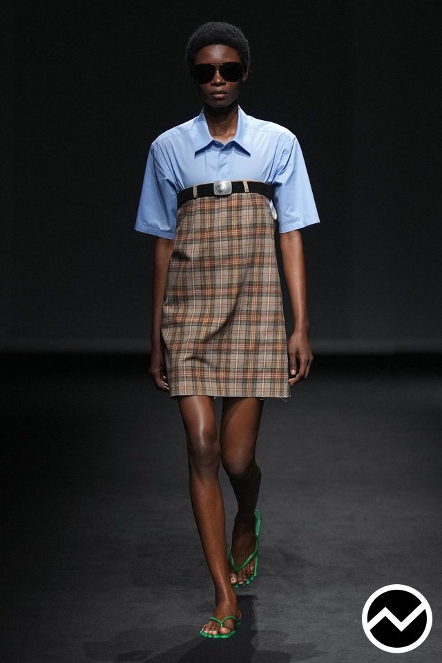 Mm6 Maison Margiela, SS27 womenswear, Checked, look 16