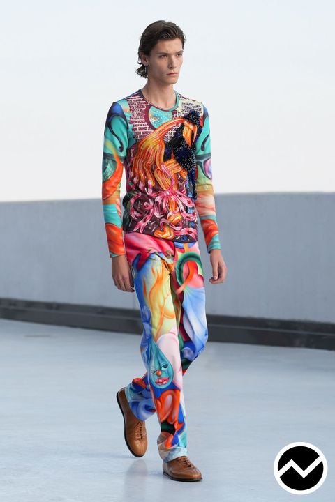 Moschino, SS27 menswear, Graphic, look 19