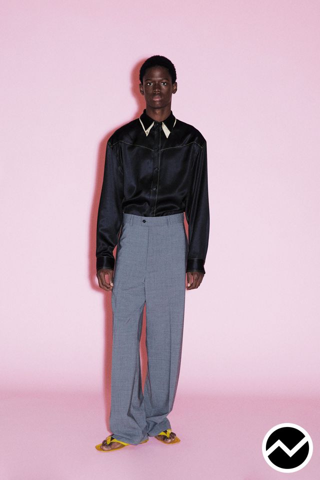 Msgm, SS27 menswear, High-Rise Pants, look 5