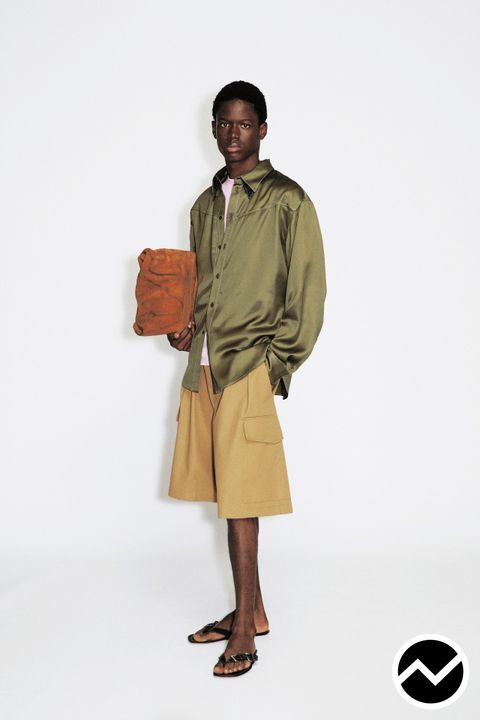 Msgm, SS27 menswear, Satin, look 35