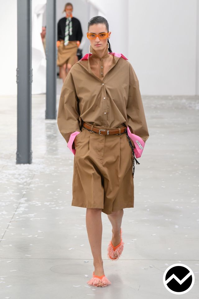 Msgm, SS27 womenswear, Side Pocket Shorts, look 7