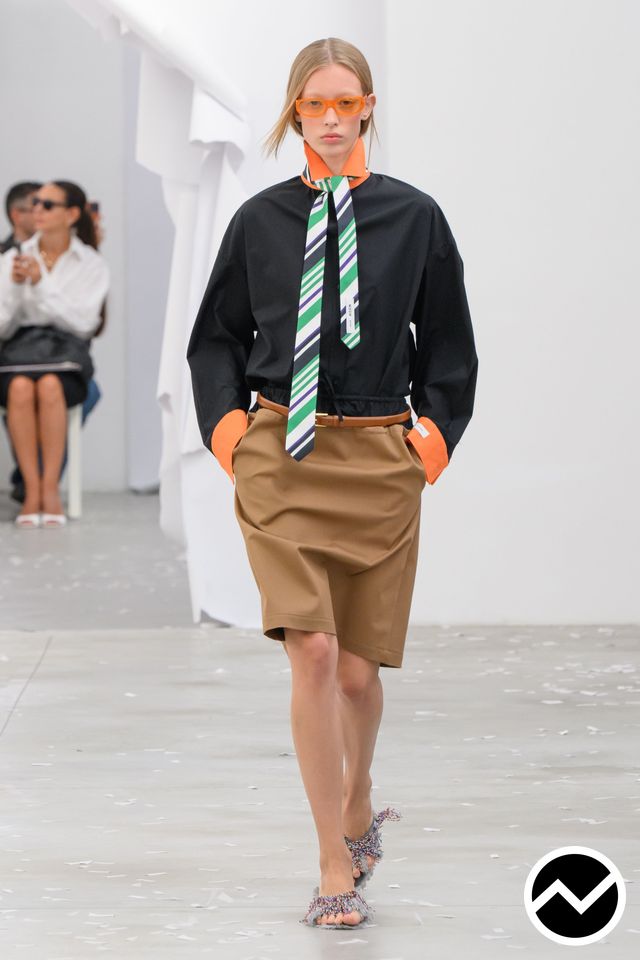 Msgm, SS27 womenswear, Preppy, look 8