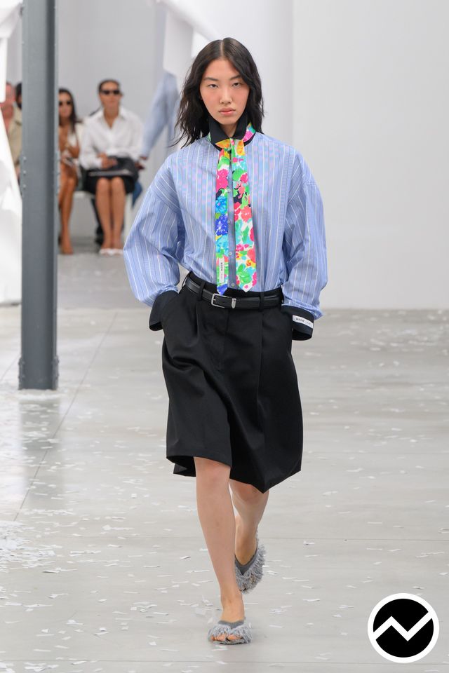 Msgm, SS27 womenswear, Oversized Shirts, look 10