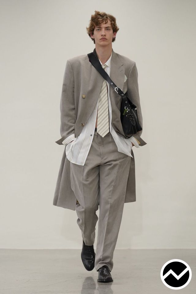 Paul Smith, SS27 menswear, Oversized Coat, look 2