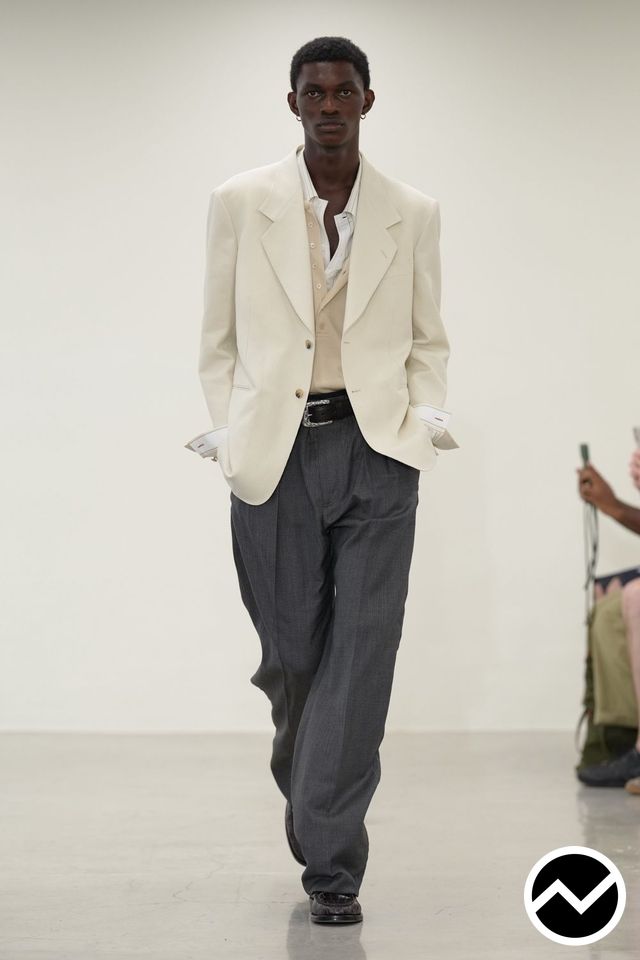Paul Smith, SS27 menswear, Almond, look 4