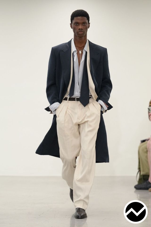 Paul Smith, SS27 menswear, Overcoat, look 28