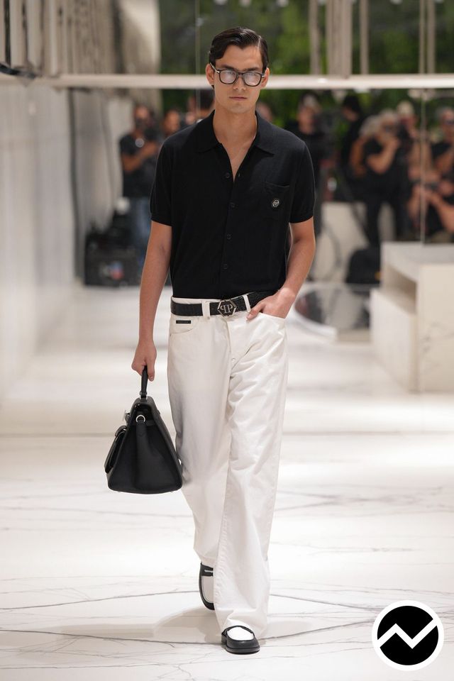Philipp Plein, SS27 menswear, Patch Pockets Shirts, look 35