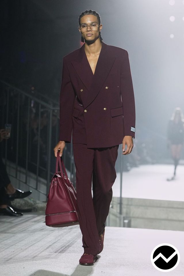 Philipp Plein, SS27 menswear, Wine, look 4