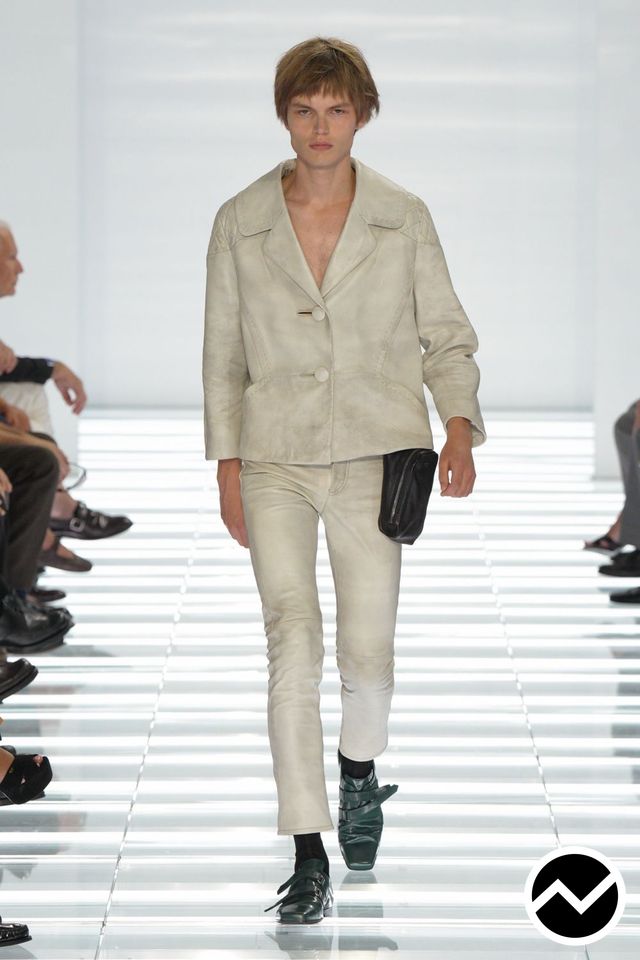 Prada, SS27 menswear, Sand, look 15