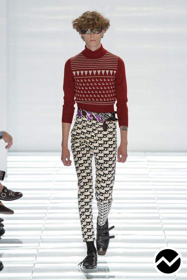 Prada, SS27 menswear, Geometric, look 43
