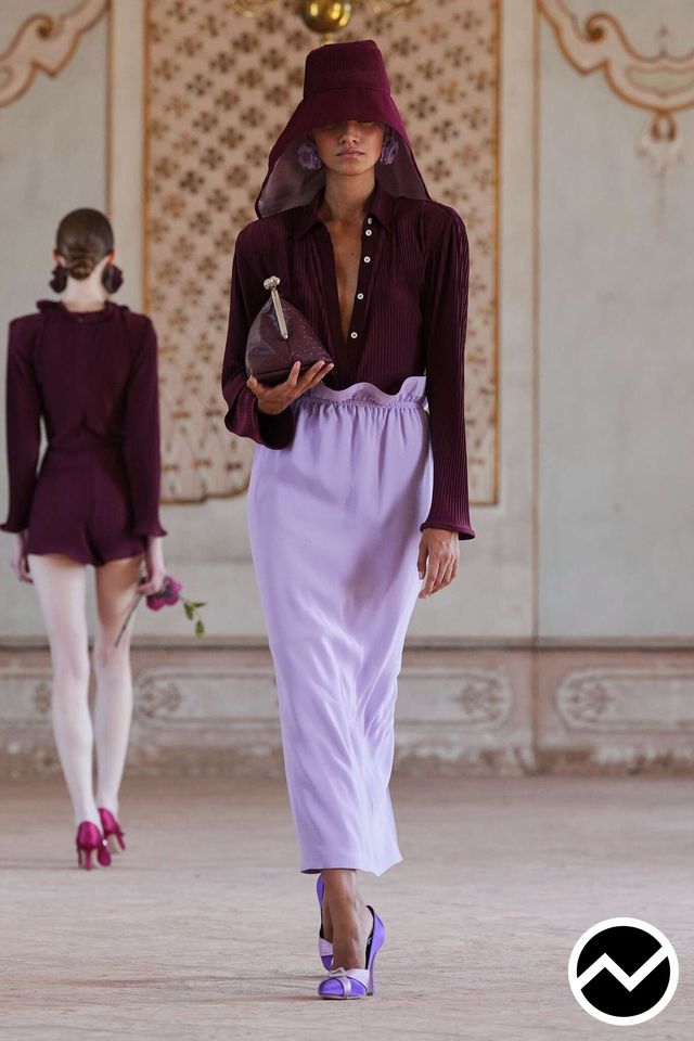 Rowen Rose, SS27 womenswear, Gathered Skirts, look 28