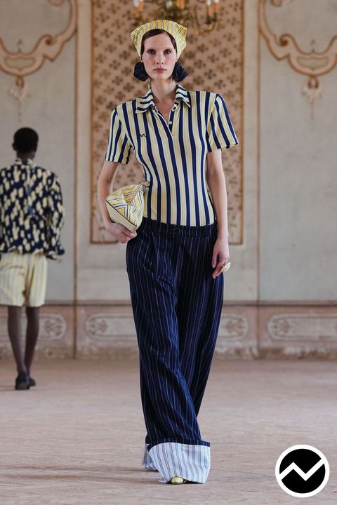 Rowen Rose, SS27 womenswear, Striped, look 38