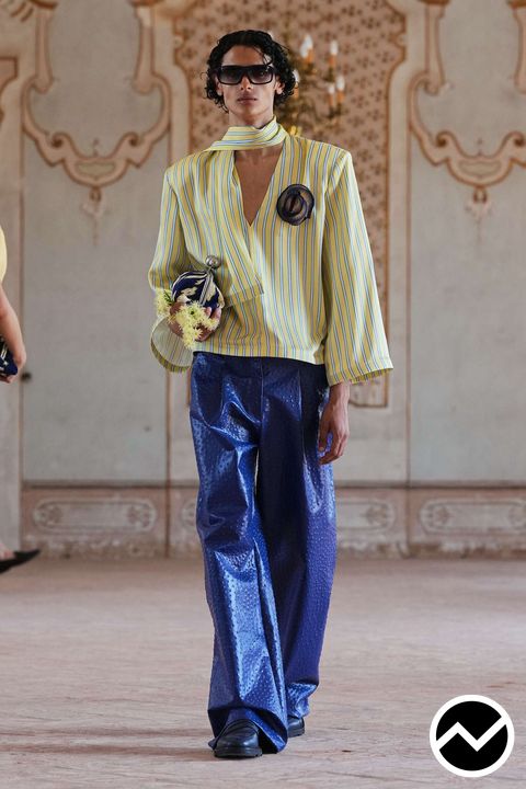 Rowen Rose, SS27 womenswear, Draped Blouse, look 41