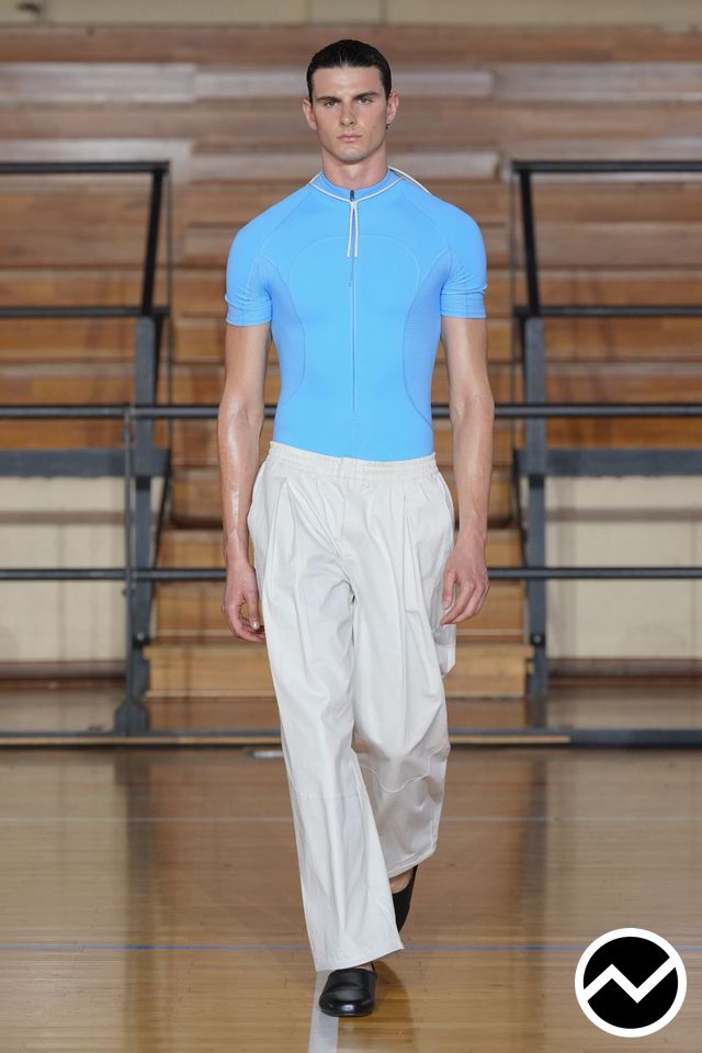 Saul Nash, SS27 menswear, Sky, look 21