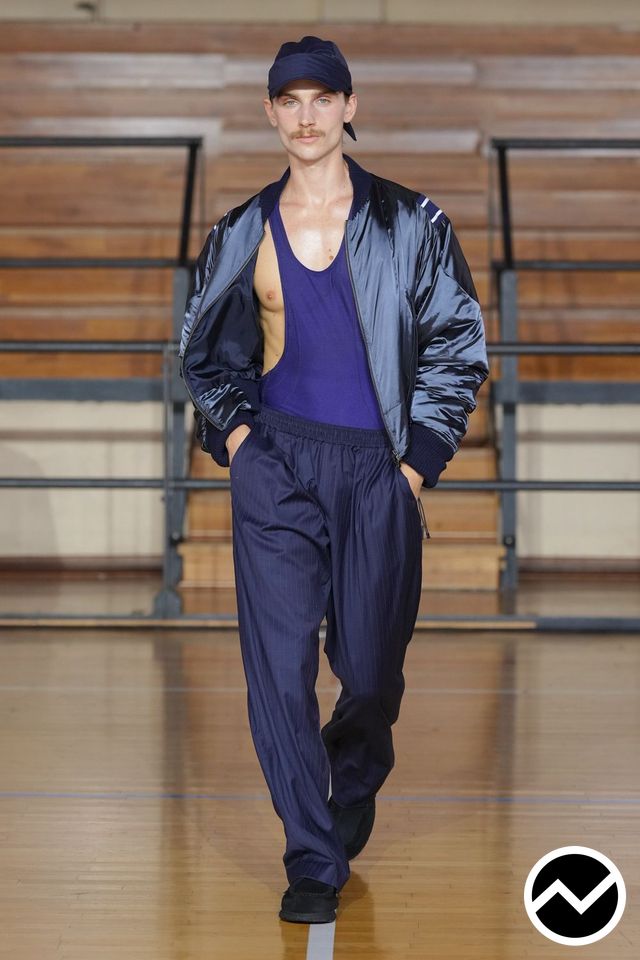 Saul Nash, SS27 menswear, Indigo, look 27