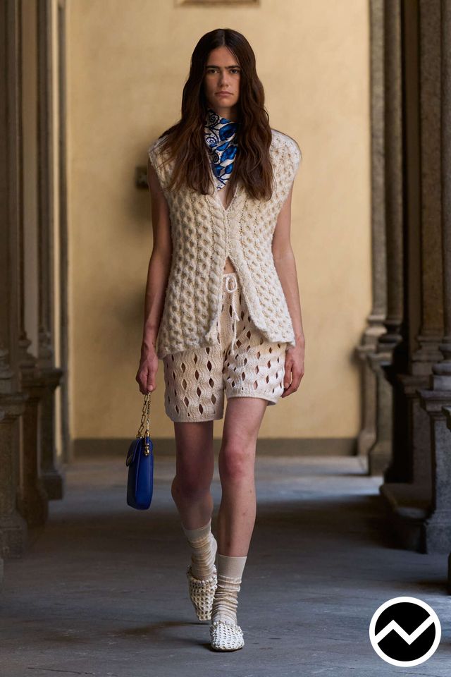 Sergio Davila, SS27 womenswear, High-Rise Shorts, look 13