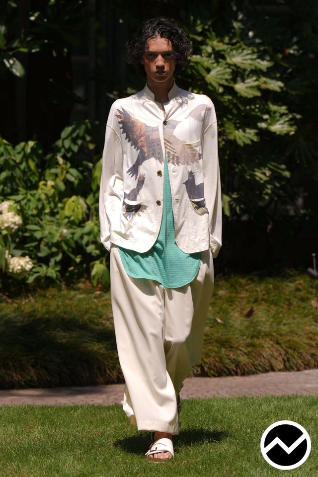 Shinyakozuka, SS27 menswear, Jersey, look 4