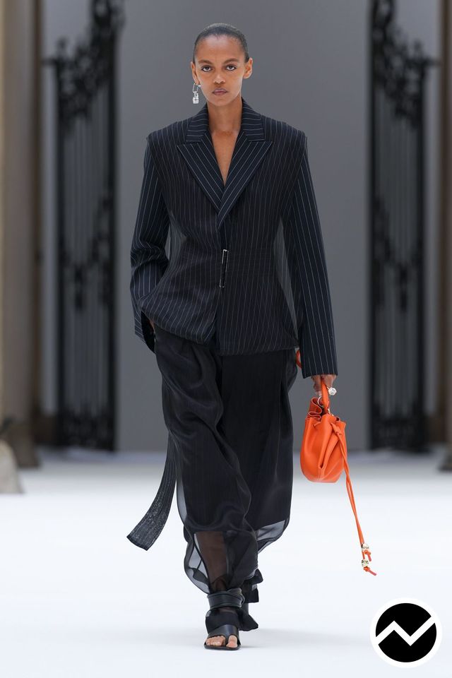 Sportmax, SS27 womenswear, Striped, look 2