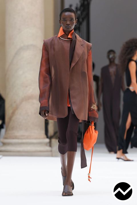 Sportmax, SS27 womenswear, Mocha, look 33