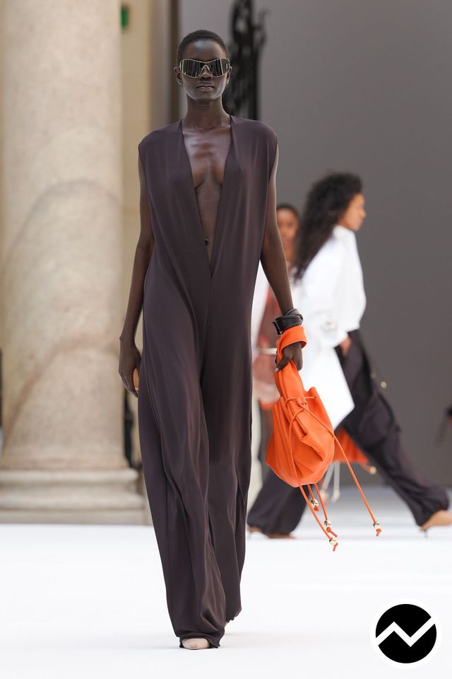 Sportmax, SS27 womenswear, Plunge Dress, look 34
