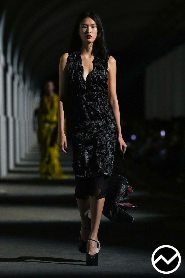 The Attico, SS27 womenswear, Plunge Dress, look 26