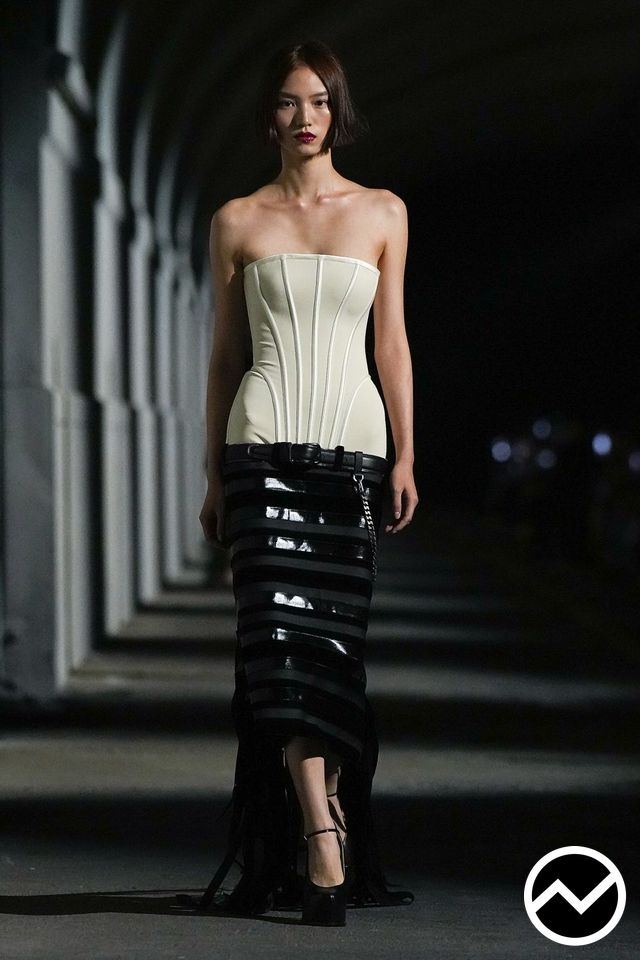 The Attico, SS27 womenswear, Low-Rise Skirts, look 44