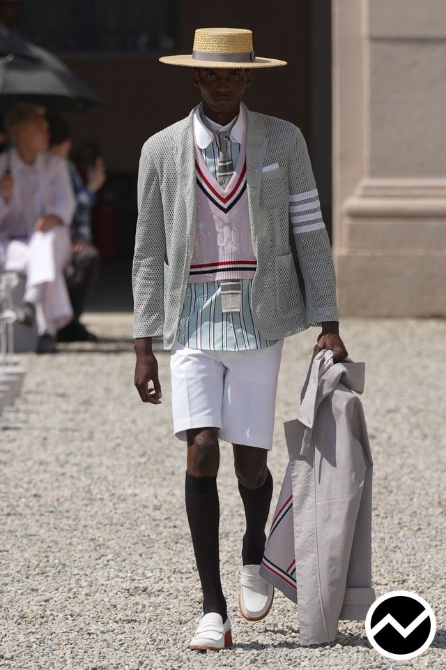 Thom Browne, SS27 menswear, Tailored Shorts, look 4