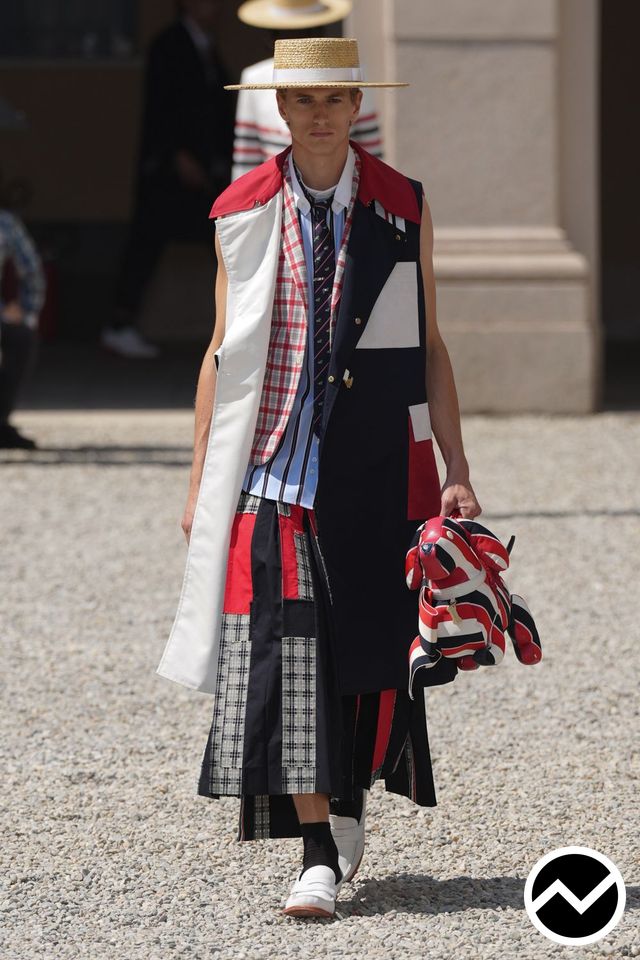 Thom Browne, SS27 menswear, Duster Coat, look 15