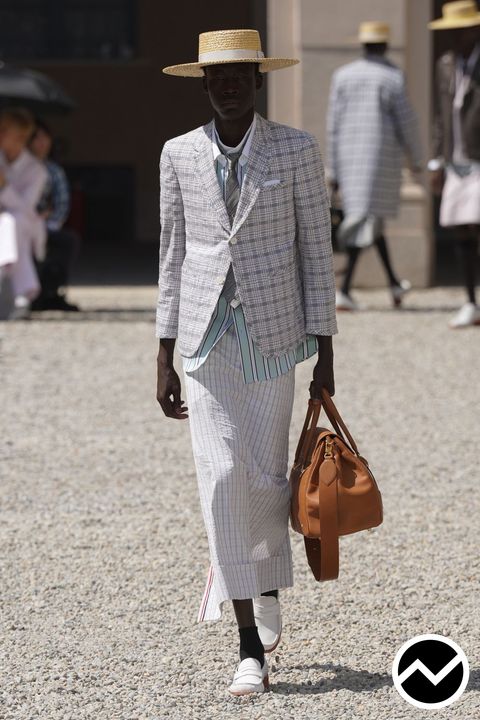 Thom Browne, SS27 menswear, Striped, look 37