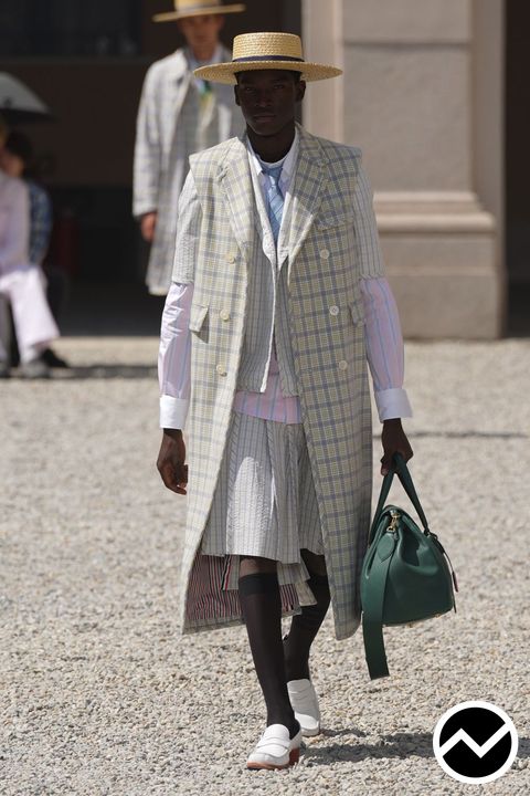 Thom Browne, SS27 menswear, Checked, look 50