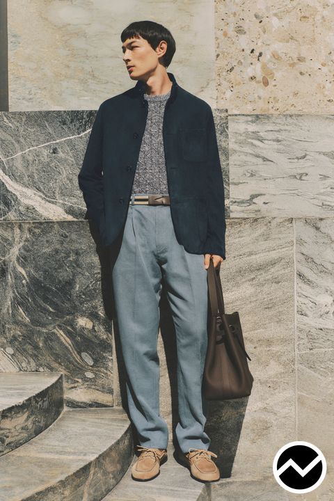 Tod's, SS27 menswear, High-Rise Pants, look 16