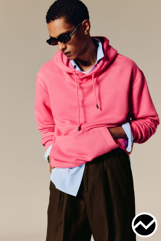 Umit Benan, SS27 menswear, Hooded Sweatshirt, look 10