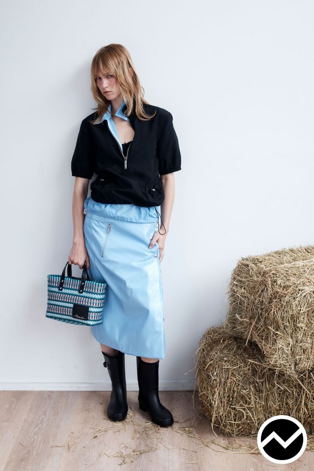 3.1 Phillip Lim, SS27 womenswear, Elasticated Skirts, look 3