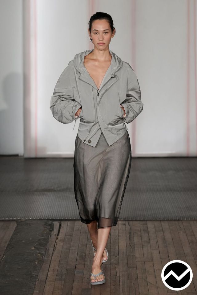 6397, SS27 womenswear, Elemental Gray, look 1