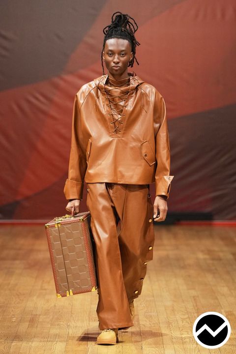 Advisry, SS27 menswear, Leather, look 6