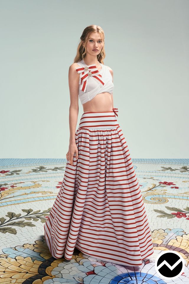 Alice + Olivia, SS27 womenswear, Riviera, look 9