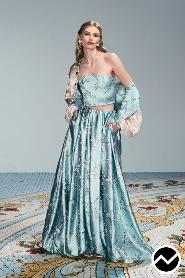 Alice + Olivia, SS27 womenswear, Balloon Skirts, look 25