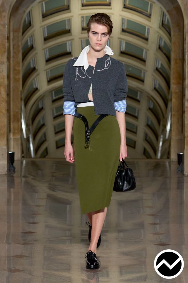 Altuzarra, SS27 womenswear, Charcoal, look 25