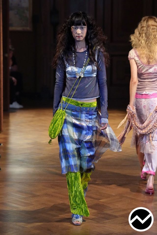 Anna Sui, SS27 womenswear, Botanical Green, look 17