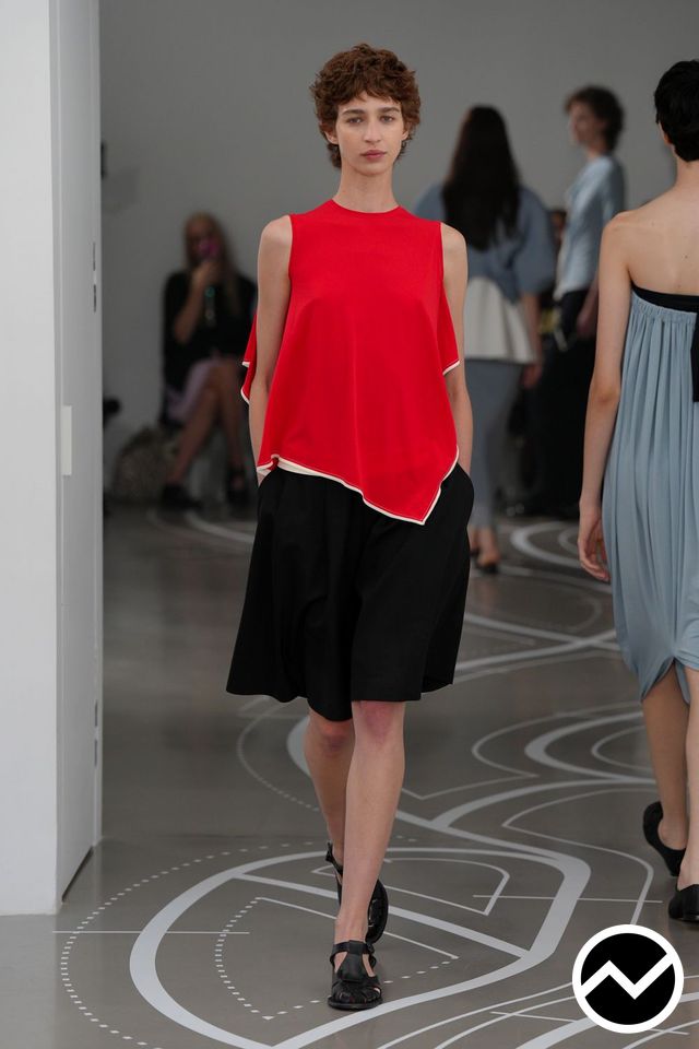 Ashlyn, SS27 womenswear, Asymmetric Hem Top, look 27