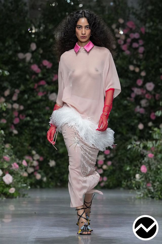 Bibhu Mohapatra, SS27 womenswear, Blush, look 20