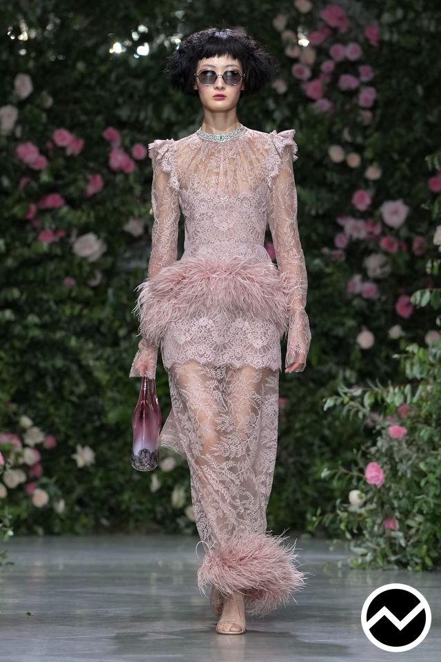 Bibhu Mohapatra, SS27 womenswear, Dusty Rose, look 28