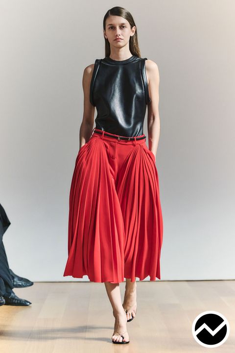 Brandon Maxwell, SS27 womenswear, Midi Skirts, look 25