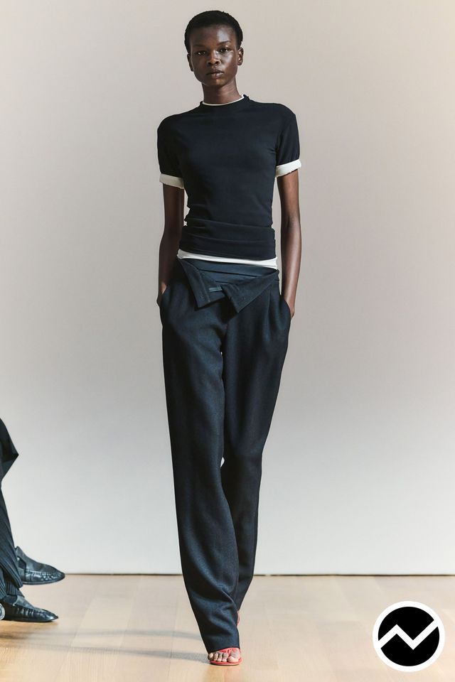 Brandon Maxwell, SS27 womenswear, Side Pocket Pants, look 28
