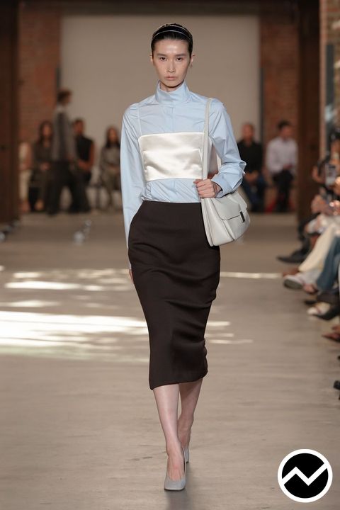 Calvin Klein Collection, SS27 womenswear, Mid-Rise Skirts, look 14