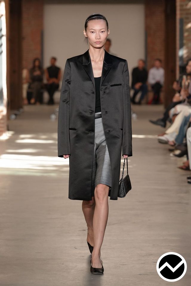 Calvin Klein Collection, SS27 womenswear, Elemental Gray, look 21