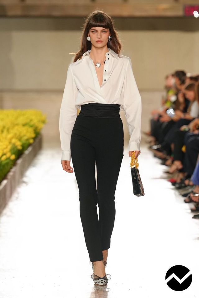 Carolina Herrera, SS27 womenswear, High-Rise Pants, look 2