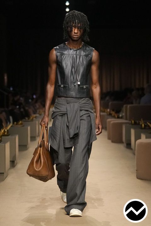 Coach, SS27 menswear, Leather, look 5